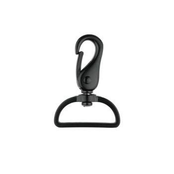 Metall-Karabiner 4 cm Breite Schwarz